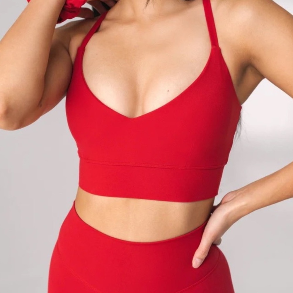 Vitality (Balance Athletica) Adapt Sports Bra in Ruby